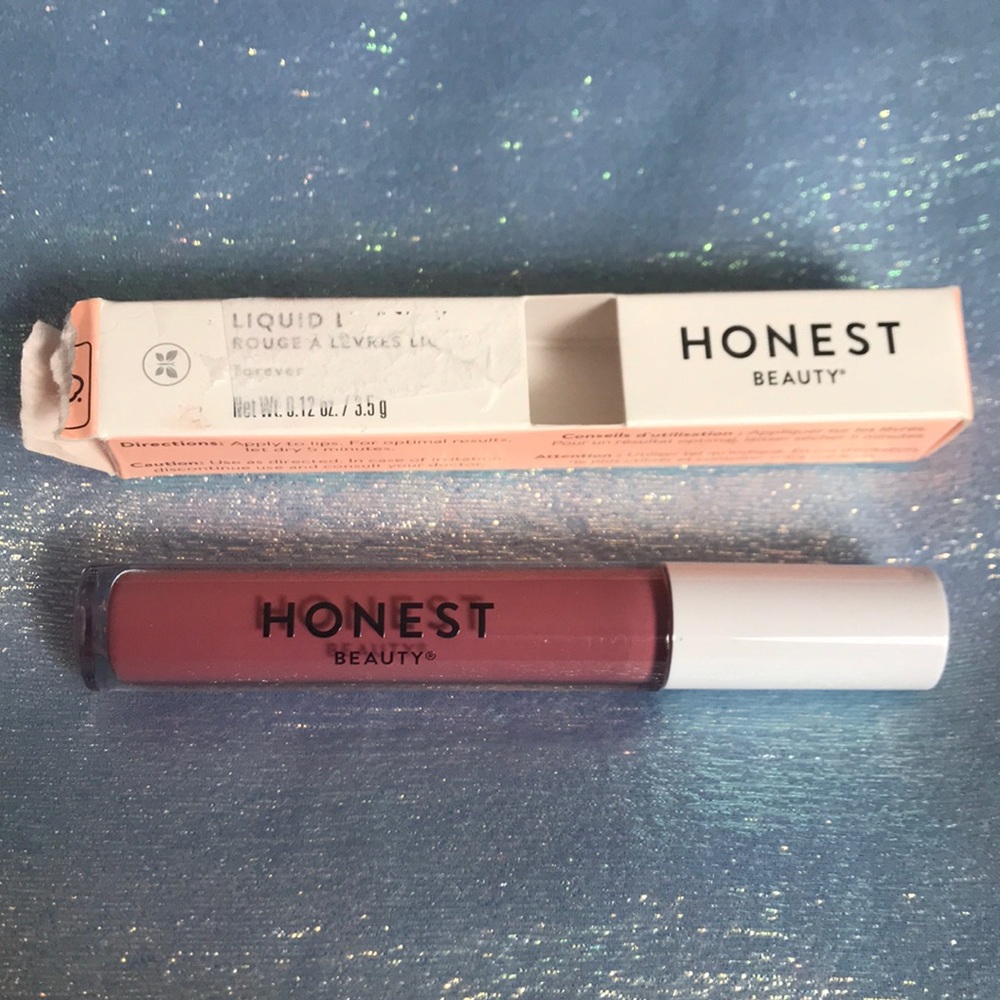 3/$25 The Honest Company Liquid Lipstick in Forever - Cool Pink Shade